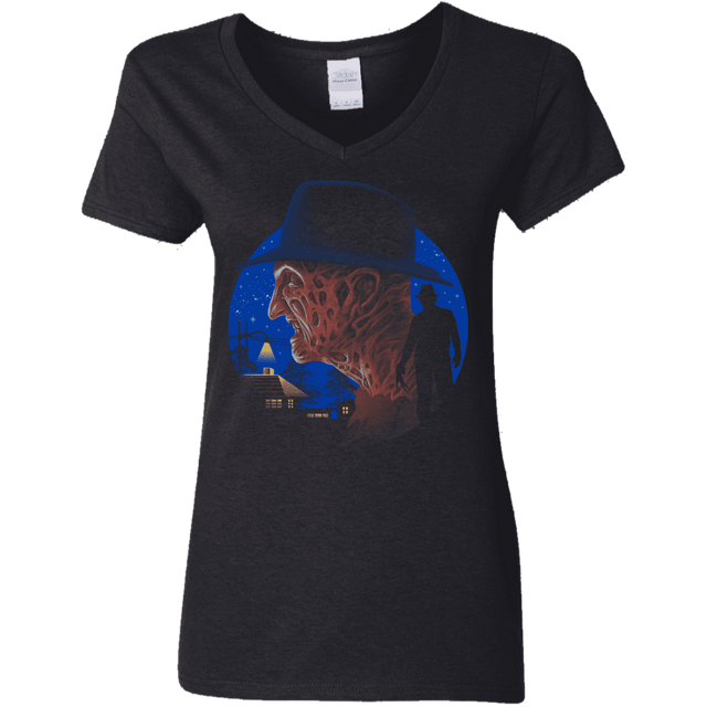 T-Shirts Black / S Nightmare of Death Women's V-Neck T-Shirt