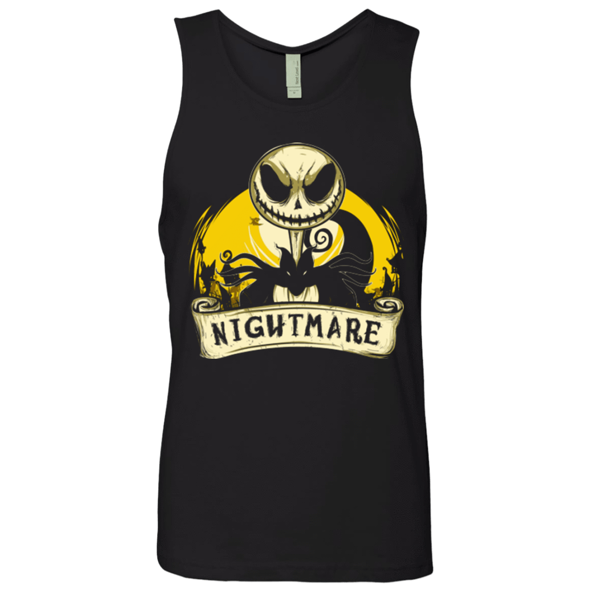 T-Shirts Black / Small Nightmare scroll Men's Premium Tank Top
