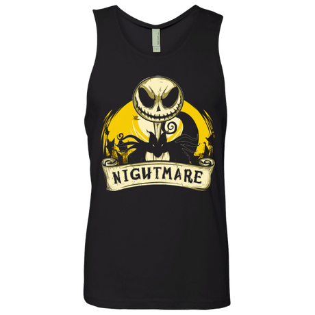 T-Shirts Black / Small Nightmare scroll Men's Premium Tank Top