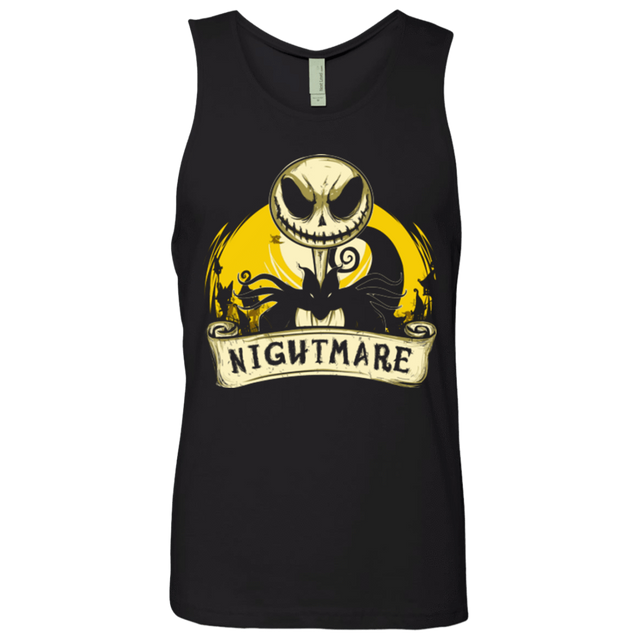 T-Shirts Black / Small Nightmare scroll Men's Premium Tank Top