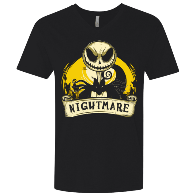 T-Shirts Black / X-Small Nightmare scroll Men's Premium V-Neck