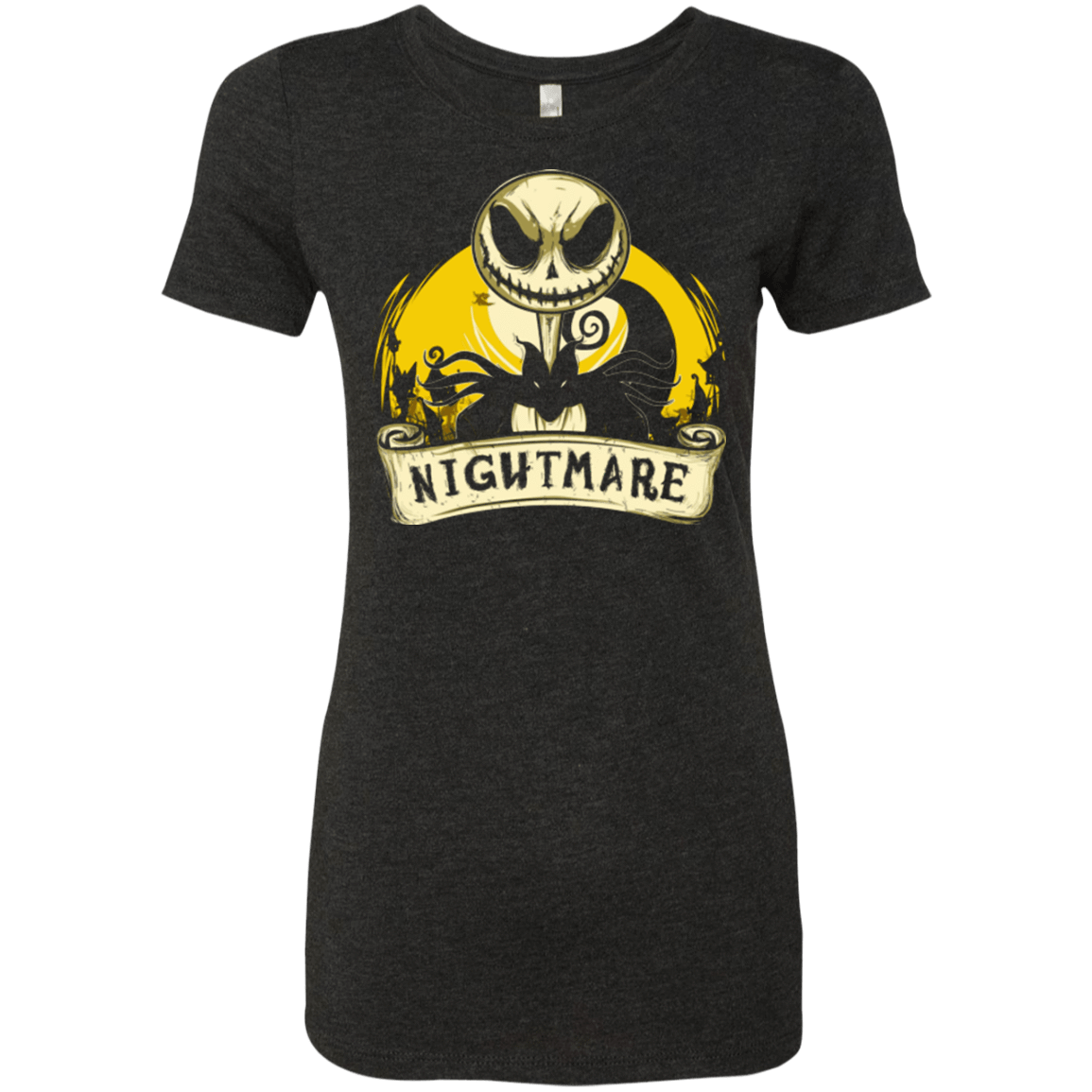 T-Shirts Vintage Black / Small Nightmare scroll Women's Triblend T-Shirt