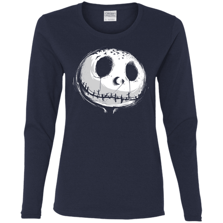 T-Shirts Navy / S Nightmare Women's Long Sleeve T-Shirt