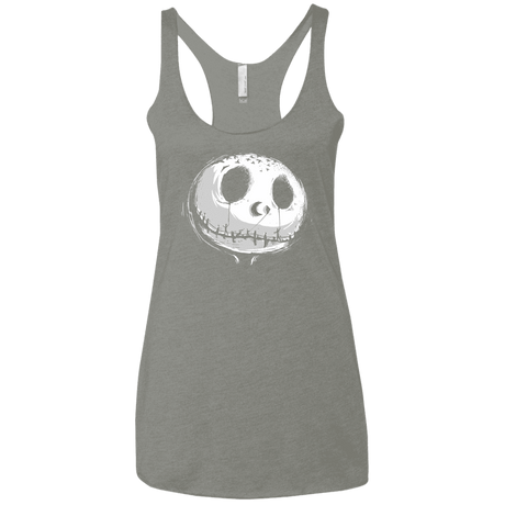T-Shirts Venetian Grey / X-Small Nightmare Women's Triblend Racerback Tank