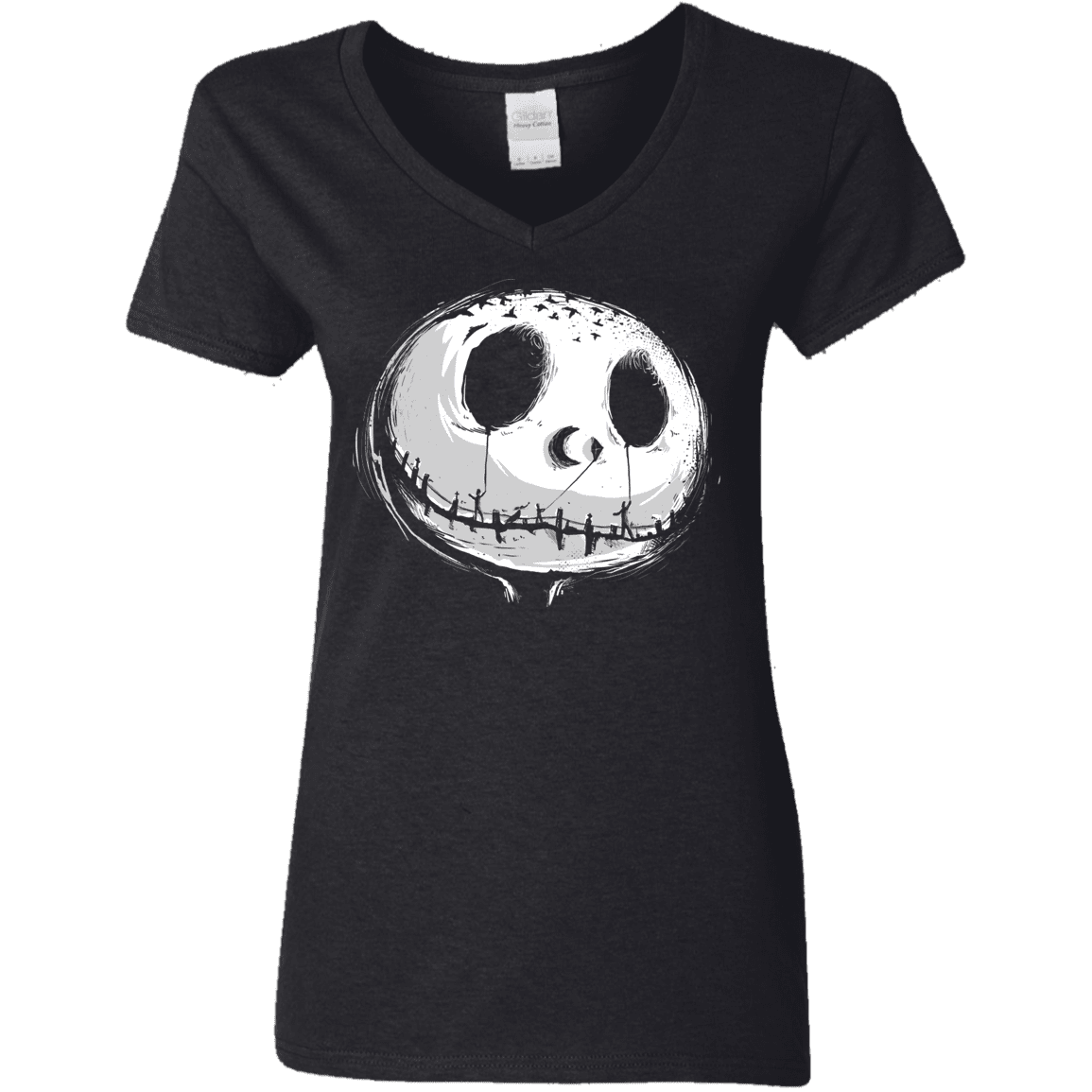 T-Shirts Black / S Nightmare Women's V-Neck T-Shirt