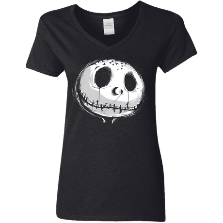 T-Shirts Black / S Nightmare Women's V-Neck T-Shirt