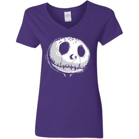 T-Shirts Purple / S Nightmare Women's V-Neck T-Shirt