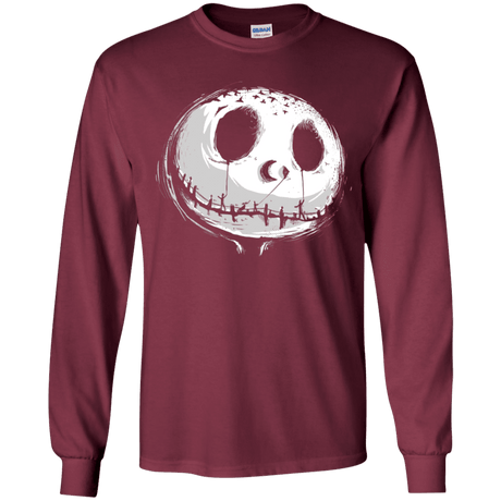 T-Shirts Maroon / YS Nightmare Youth Long Sleeve T-Shirt