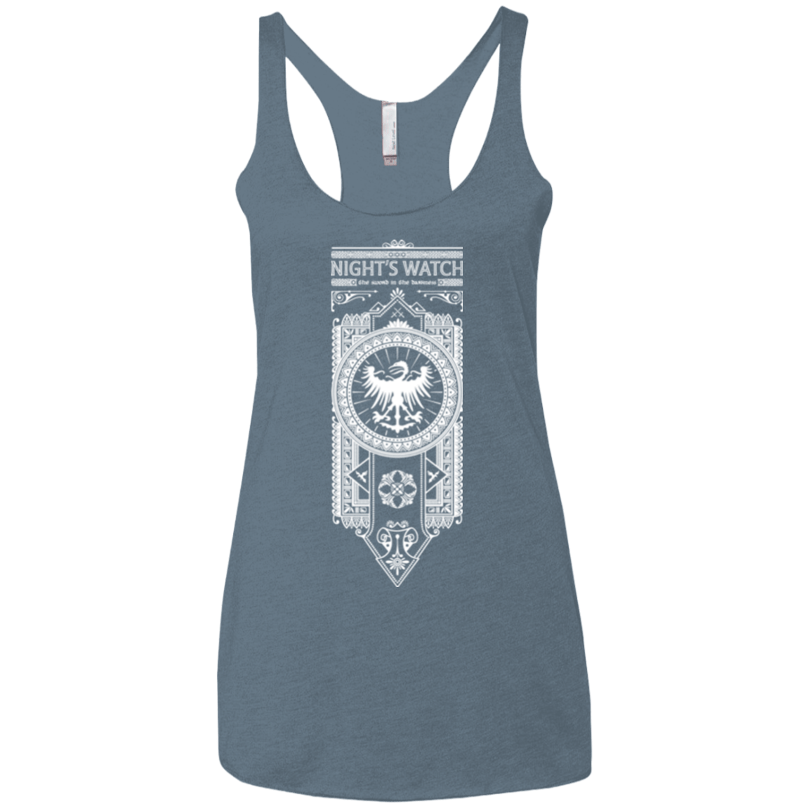 T-Shirts Indigo / X-Small Nights Watch Women's Triblend Racerback Tank