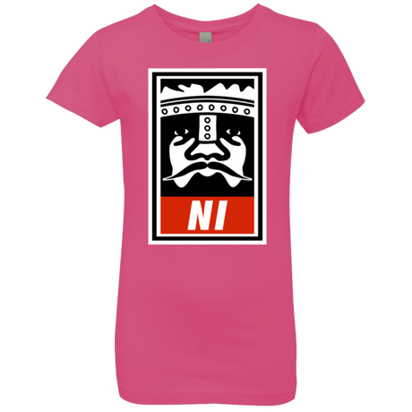 T-Shirts Hot Pink / YXS Niid to Obey Girls Premium T-Shirt