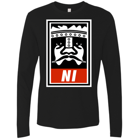 T-Shirts Black / Small Niid to Obey Men's Premium Long Sleeve