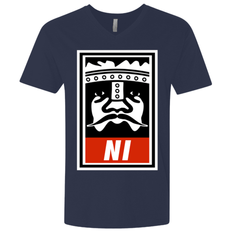 T-Shirts Midnight Navy / X-Small Niid to Obey Men's Premium V-Neck