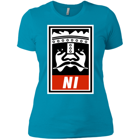 T-Shirts Turquoise / X-Small Niid to Obey Women's Premium T-Shirt