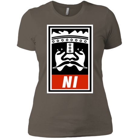 T-Shirts Warm Grey / X-Small Niid to Obey Women's Premium T-Shirt