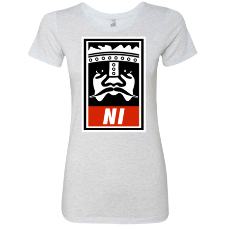 T-Shirts Heather White / Small Niid to Obey Women's Triblend T-Shirt
