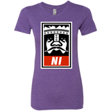 T-Shirts Purple Rush / Small Niid to Obey Women's Triblend T-Shirt
