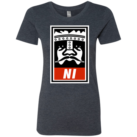 T-Shirts Vintage Navy / Small Niid to Obey Women's Triblend T-Shirt