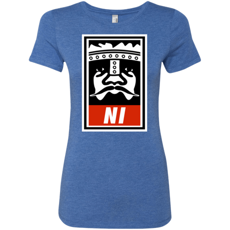 T-Shirts Vintage Royal / Small Niid to Obey Women's Triblend T-Shirt