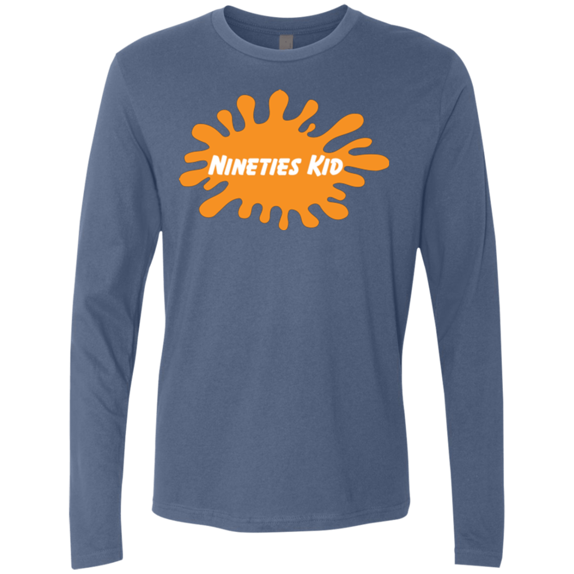 T-Shirts Indigo / Small Nineties Kid Men's Premium Long Sleeve