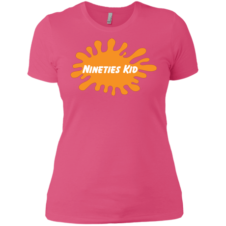T-Shirts Hot Pink / X-Small Nineties Kid Women's Premium T-Shirt
