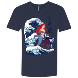 T-Shirts Midnight Navy / X-Small Ningyo Hime Men's Premium V-Neck