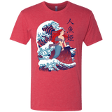 T-Shirts Vintage Red / Small Ningyo Hime Men's Triblend T-Shirt