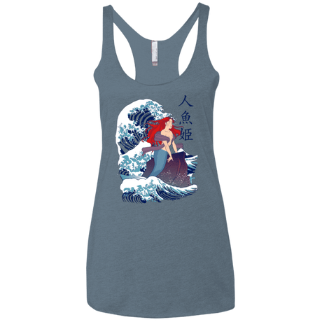 T-Shirts Indigo / X-Small Ningyo Hime Women's Triblend Racerback Tank