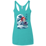 T-Shirts Tahiti Blue / X-Small Ningyo Hime Women's Triblend Racerback Tank
