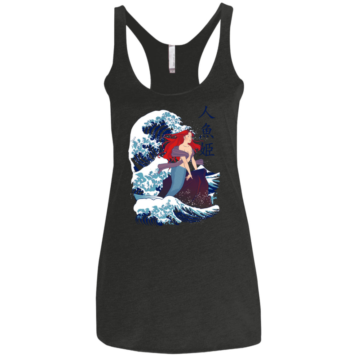 T-Shirts Vintage Black / X-Small Ningyo Hime Women's Triblend Racerback Tank