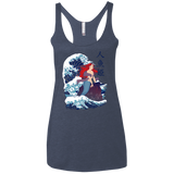 T-Shirts Vintage Navy / X-Small Ningyo Hime Women's Triblend Racerback Tank