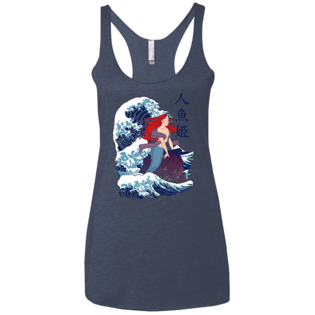 T-Shirts Vintage Navy / X-Small Ningyo Hime Women's Triblend Racerback Tank