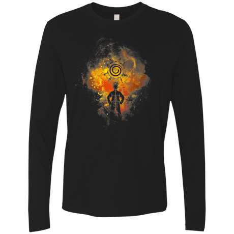 T-Shirts Black / Small NINJA ART Men's Premium Long Sleeve