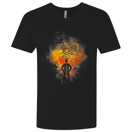 T-Shirts Black / X-Small NINJA ART Men's Premium V-Neck