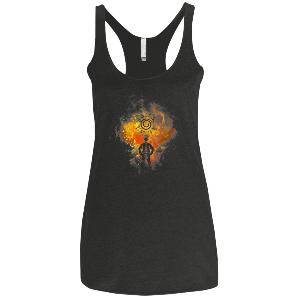 T-Shirts Vintage Black / X-Small NINJA ART Women's Triblend Racerback Tank