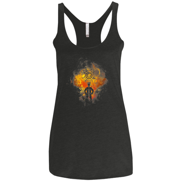 T-Shirts Vintage Black / X-Small NINJA ART Women's Triblend Racerback Tank