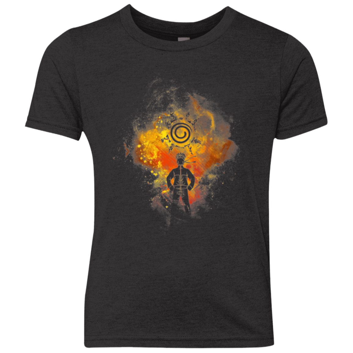 T-Shirts Vintage Black / YXS NINJA ART Youth Triblend T-Shirt