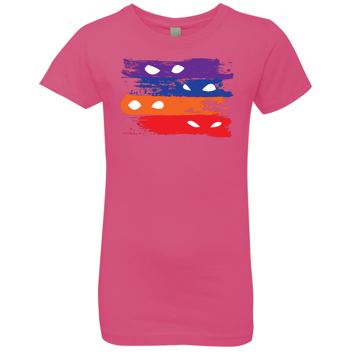 T-Shirts Hot Pink / YXS Ninja Flag Girls Premium T-Shirt