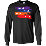 T-Shirts Black / S Ninja Flag Men's Long Sleeve T-Shirt