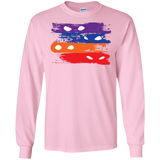 T-Shirts Light Pink / S Ninja Flag Men's Long Sleeve T-Shirt