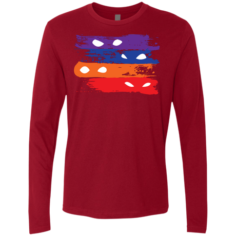 T-Shirts Cardinal / S Ninja Flag Men's Premium Long Sleeve