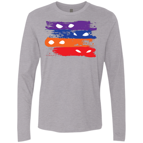 T-Shirts Heather Grey / S Ninja Flag Men's Premium Long Sleeve