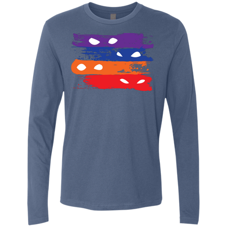 T-Shirts Indigo / S Ninja Flag Men's Premium Long Sleeve