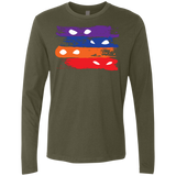 T-Shirts Military Green / S Ninja Flag Men's Premium Long Sleeve