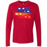 T-Shirts Red / S Ninja Flag Men's Premium Long Sleeve