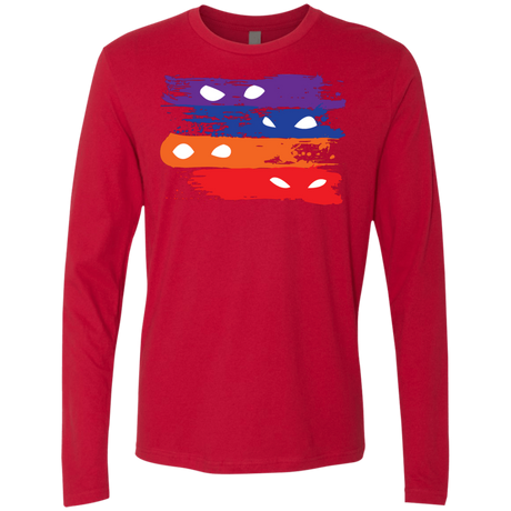 T-Shirts Red / S Ninja Flag Men's Premium Long Sleeve