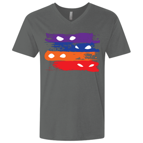 T-Shirts Heavy Metal / X-Small Ninja Flag Men's Premium V-Neck