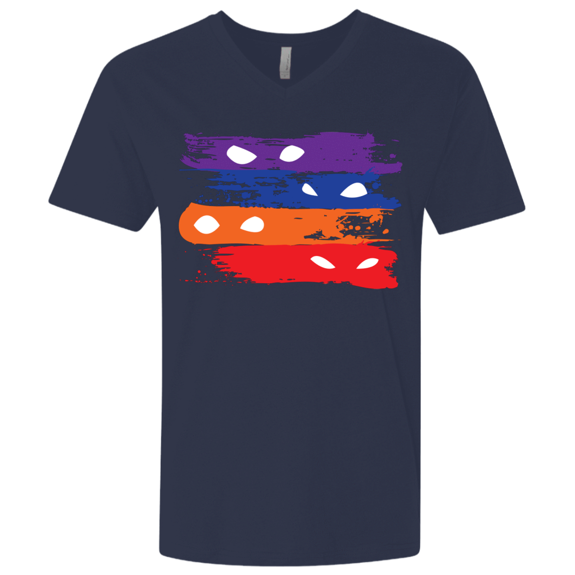 T-Shirts Midnight Navy / X-Small Ninja Flag Men's Premium V-Neck