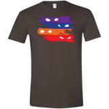 T-Shirts Dark Chocolate / S Ninja Flag Men's Semi-Fitted Softstyle
