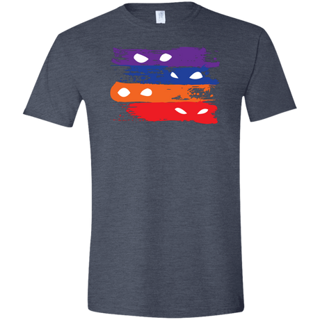 T-Shirts Heather Navy / S Ninja Flag Men's Semi-Fitted Softstyle