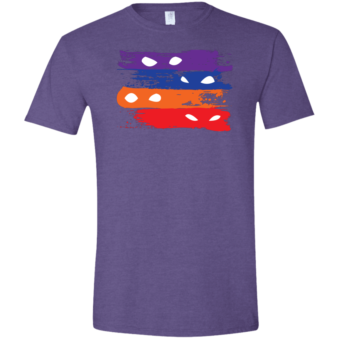 T-Shirts Heather Purple / S Ninja Flag Men's Semi-Fitted Softstyle
